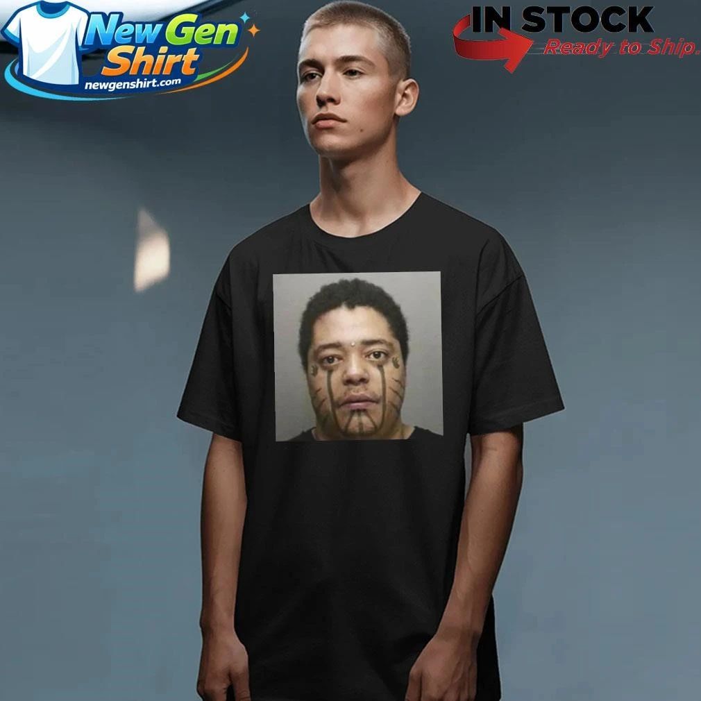 Diorvsyou Wearing Narcissist Mugshot Shirt