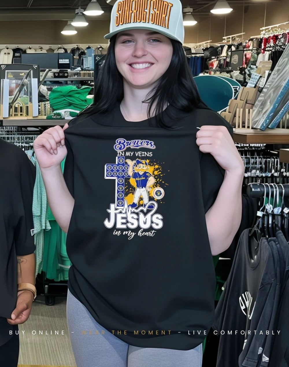 Brewers In My Veins Jesus In My Heart mascot shirt