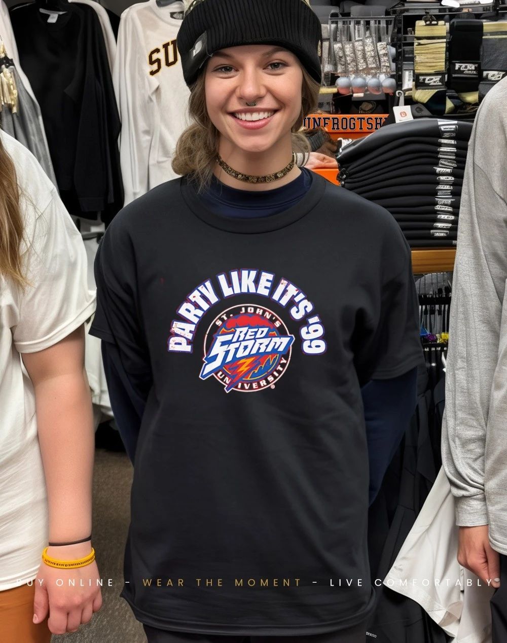 St. John’s Basketball Party Like It’s 1999 logo shirt