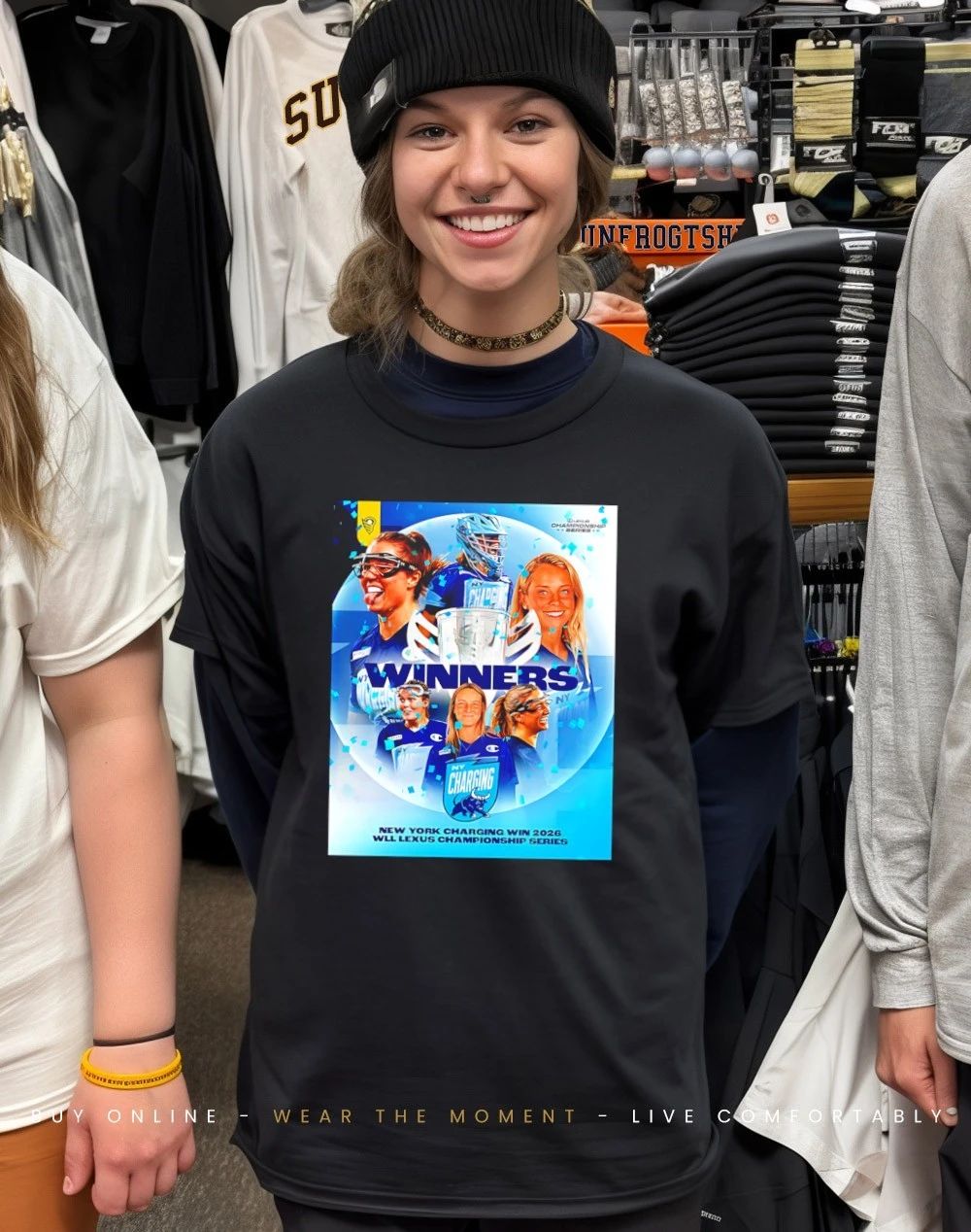 New York Charging Women’s Lacrosse 2026 WLL Lexus Championship Series Winners poster shirt