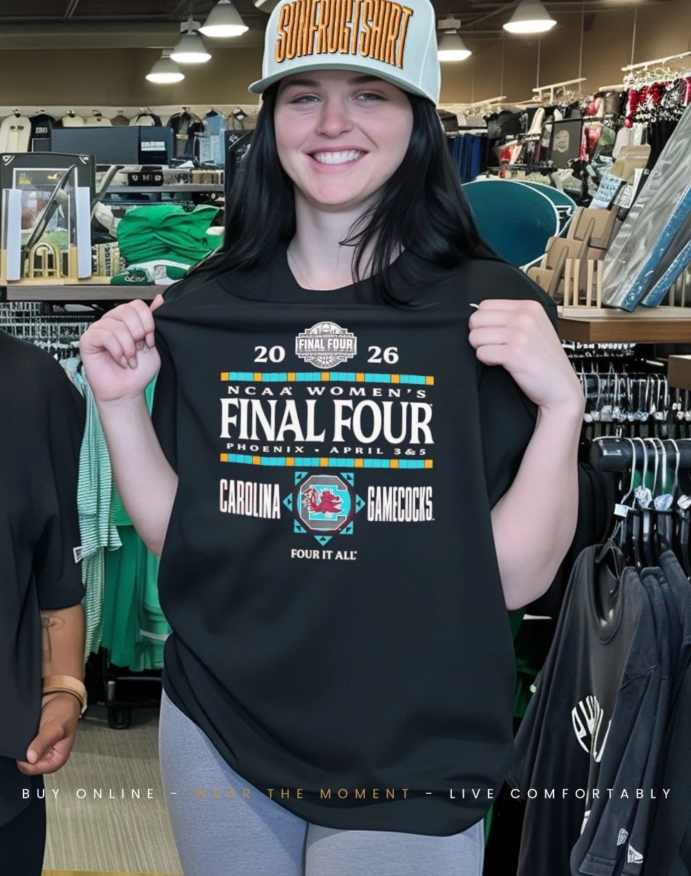 Carolina Gamecocks Women’s Basketball 2026 NCAA Final Four Four It All shirt