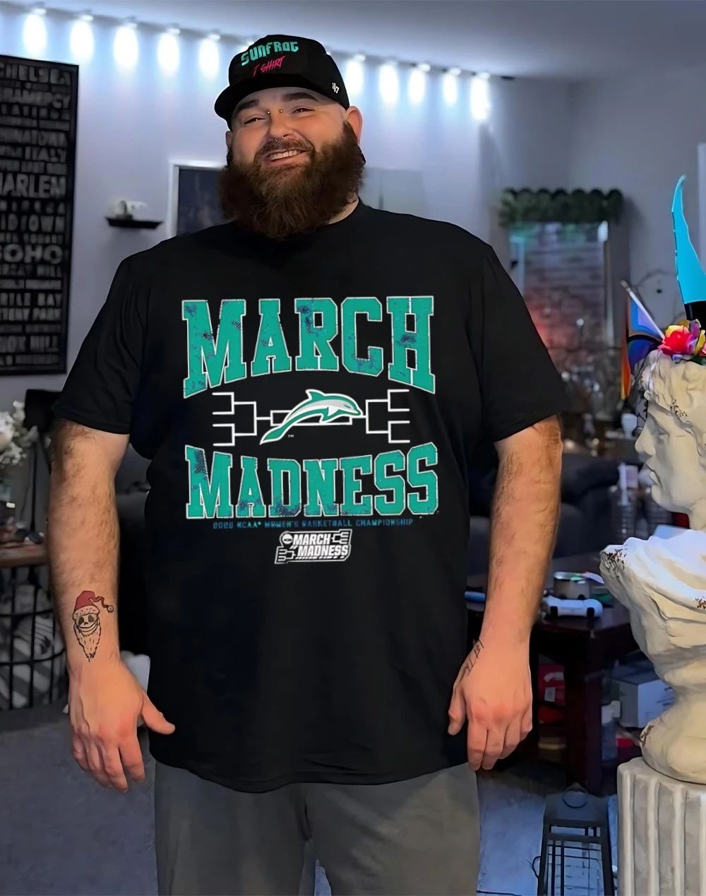 Jacksonville Dolphins WBB 2026 March Madness logo shirt