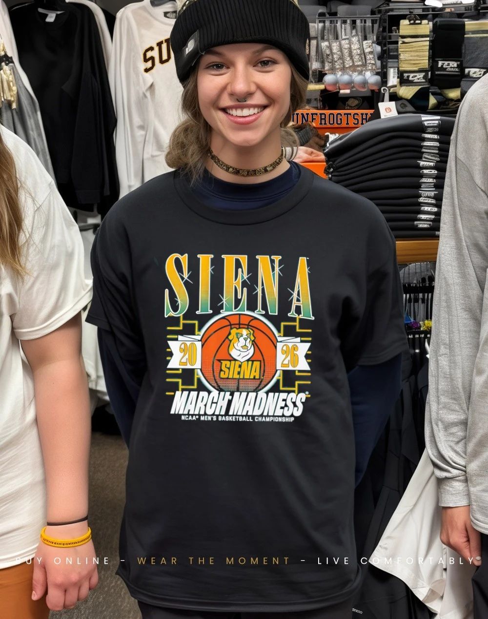 Siena Saints MBB 2026 March Madness logo shirt