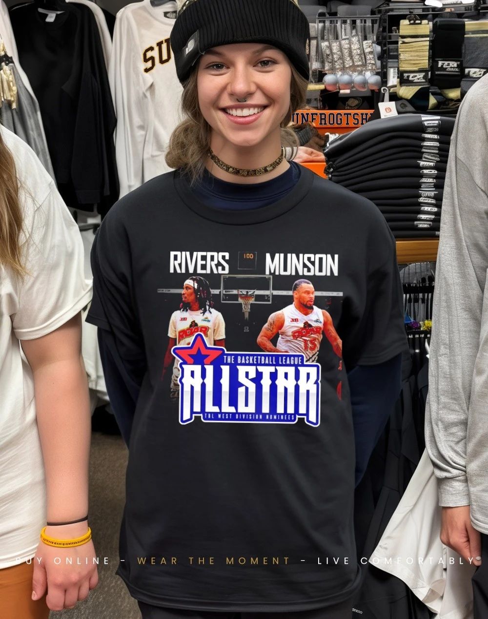 Rivers Munson TBL West All-Star nominees 2026 shirt