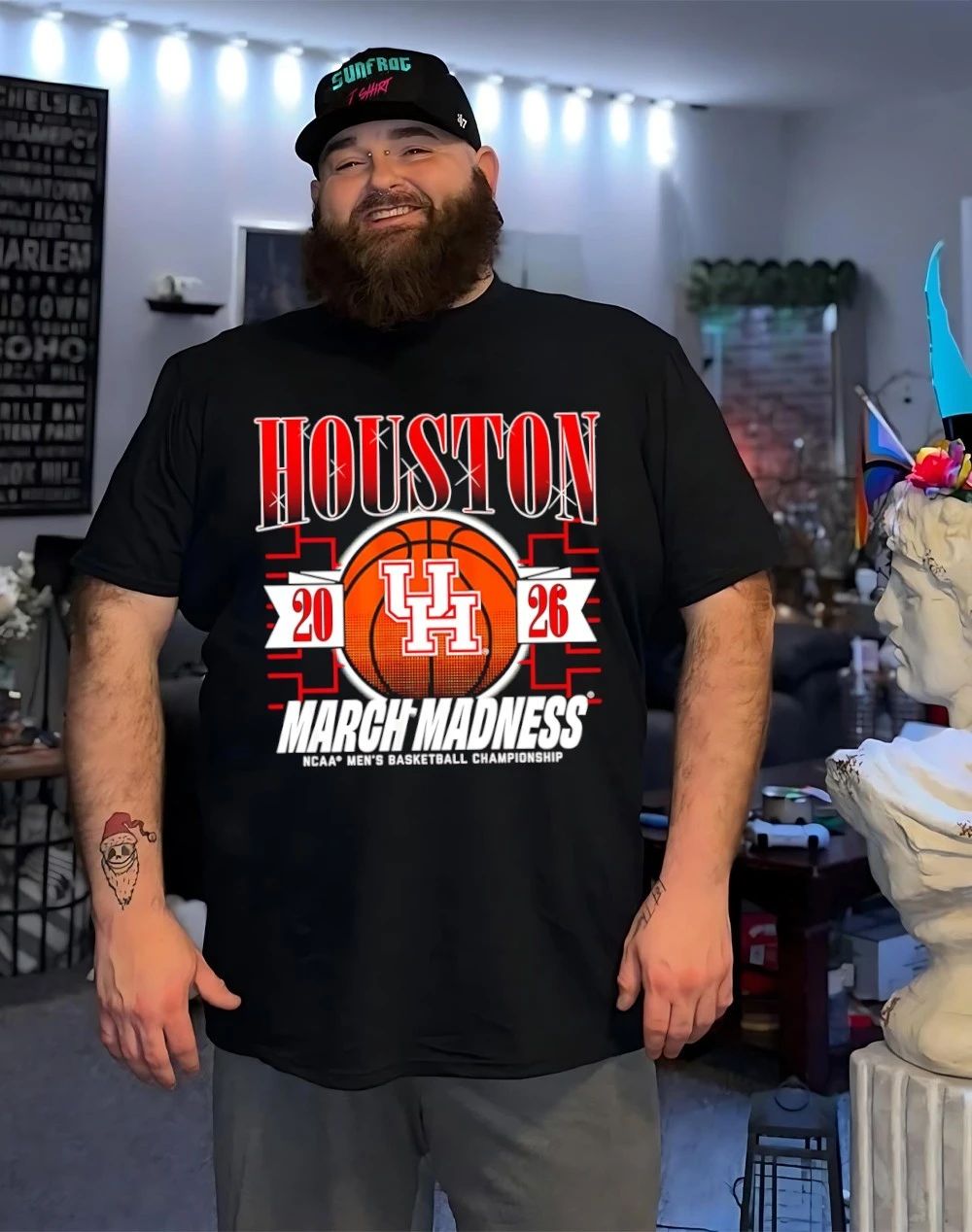 Houston Cougars MBB 2026 March Madness logo shirt