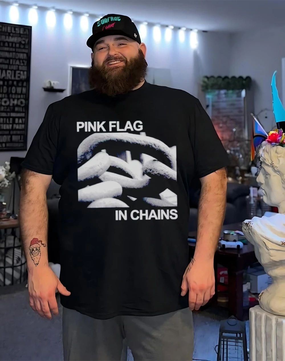Pink Flag In Chains shirt