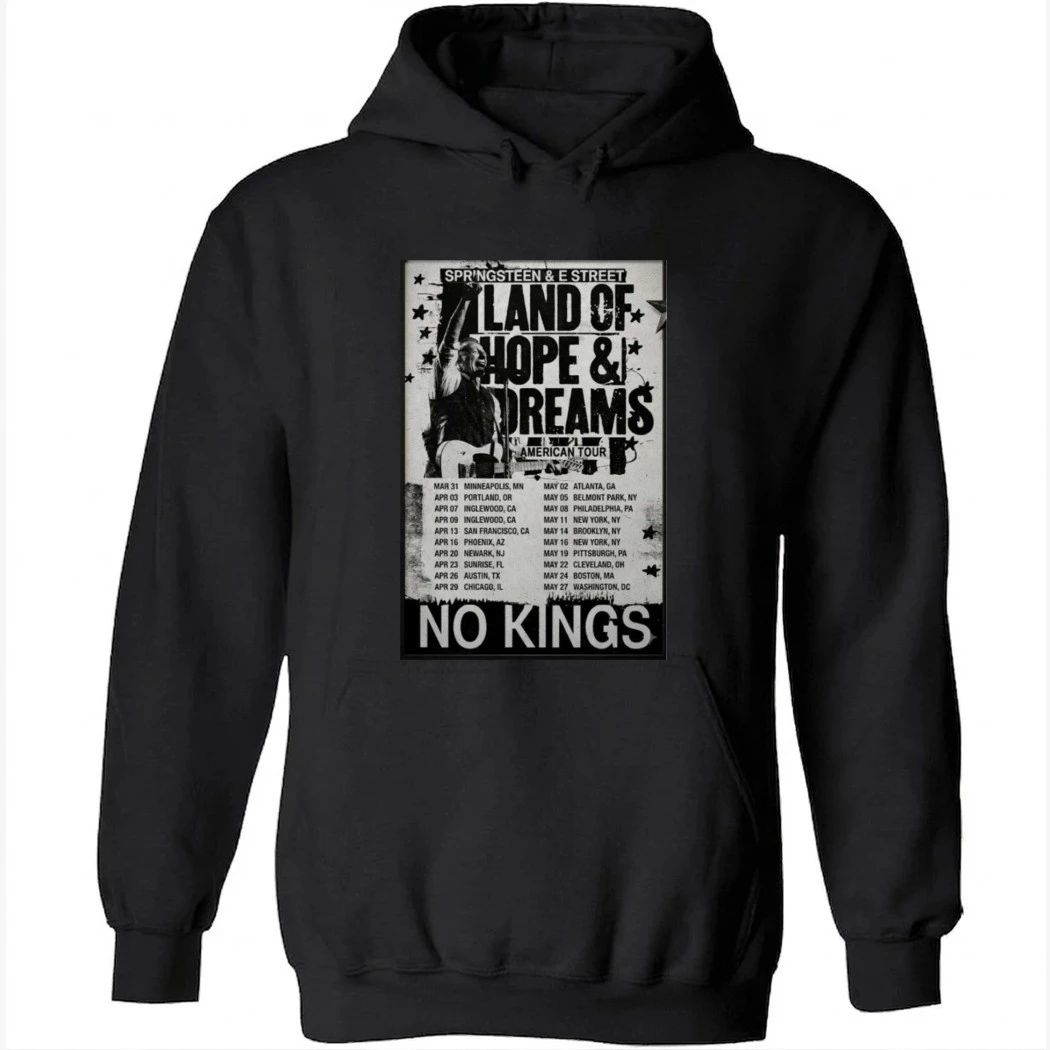 Springsteen E Street Band May 5 2026 American Tour No Kings Shirt