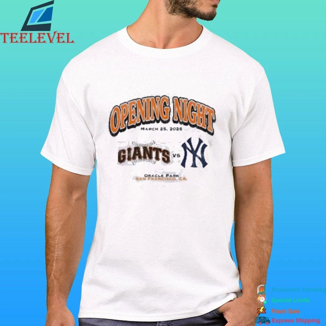 Sf Giants Vs Ny Yankees Opening Night Shirt