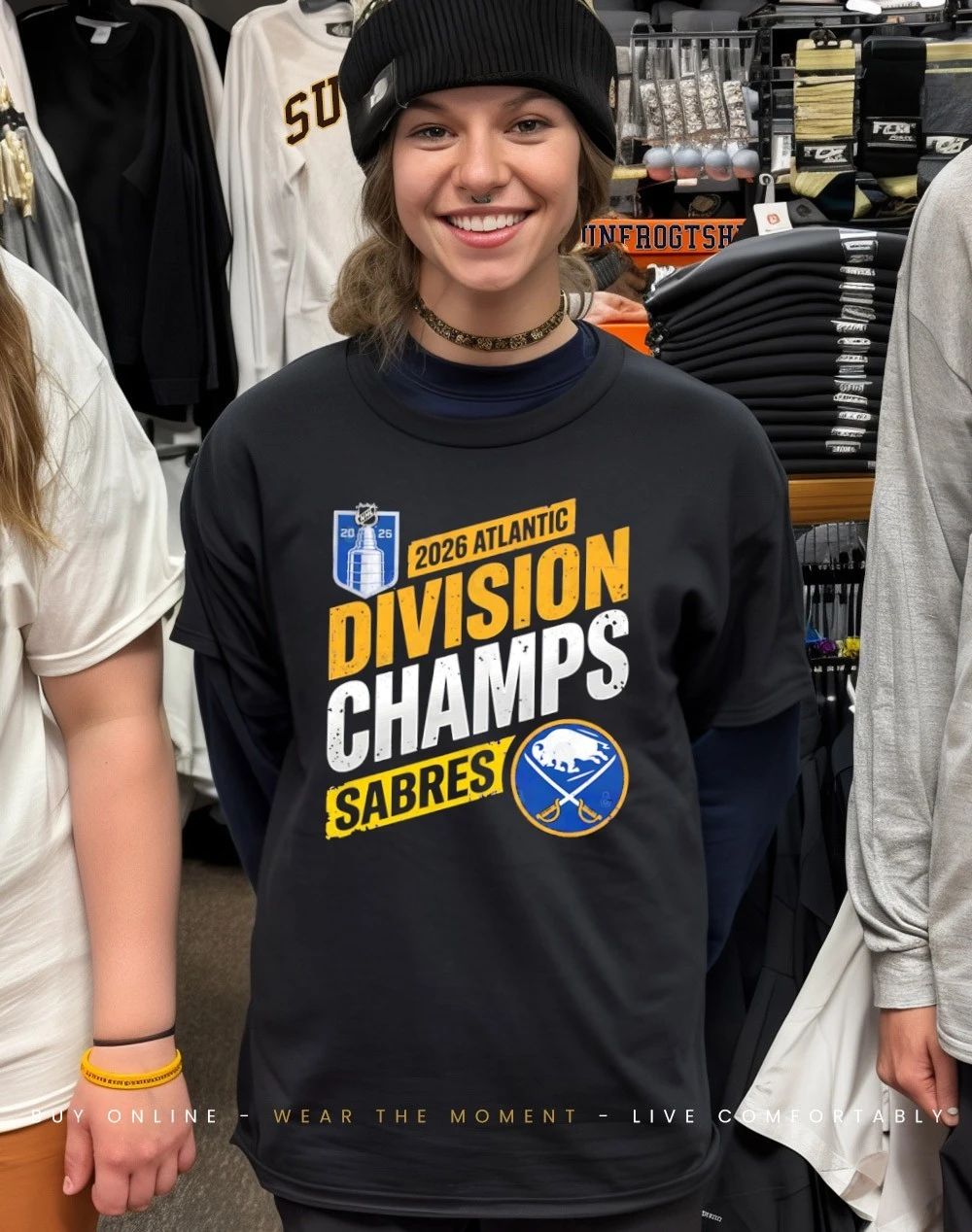 Buffalo Sabres 2026 Atlantic Division Champions vintage shirt