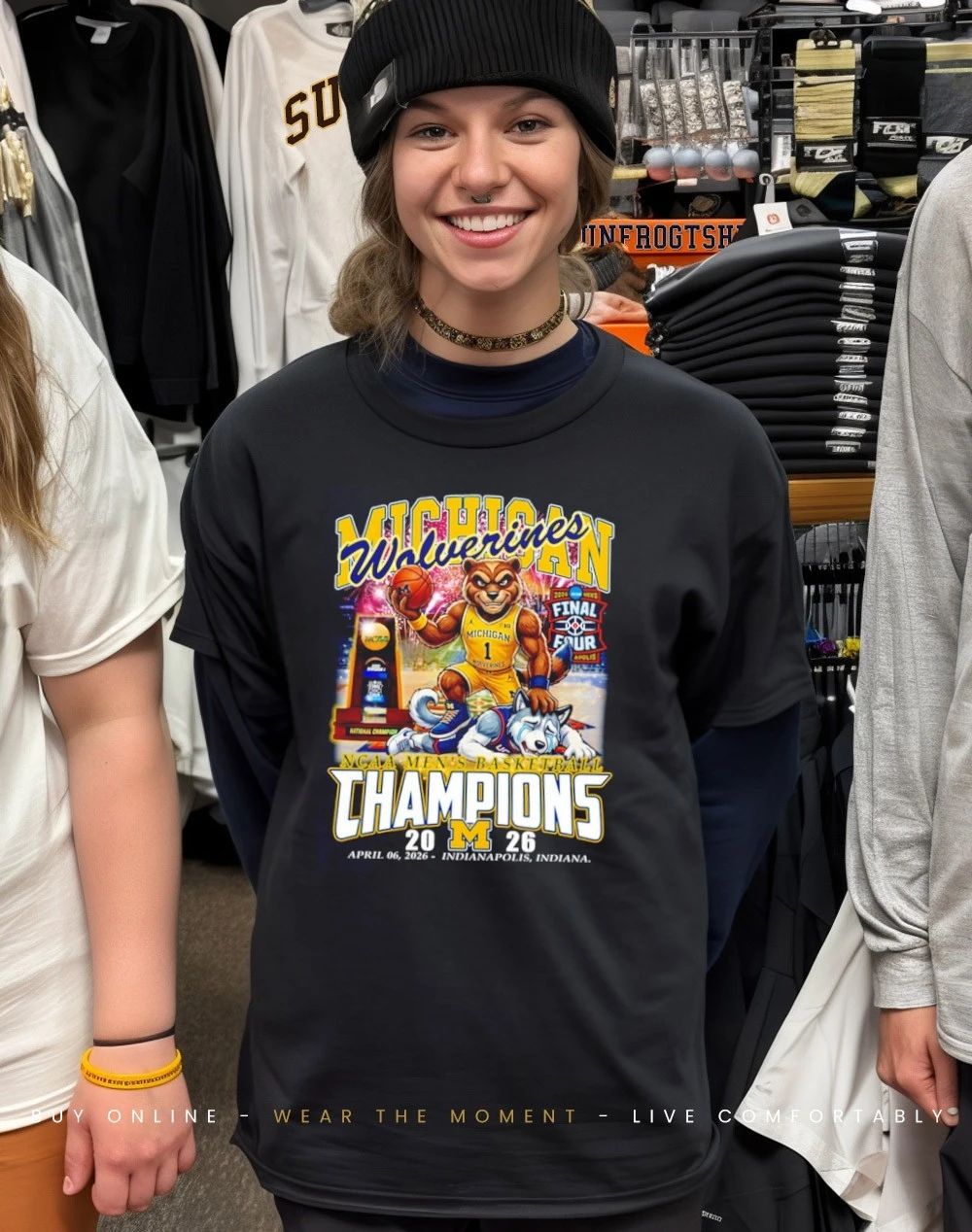 Michigan Wolverines Men’s Basketball National Champions 2026 beat Uconn shirt