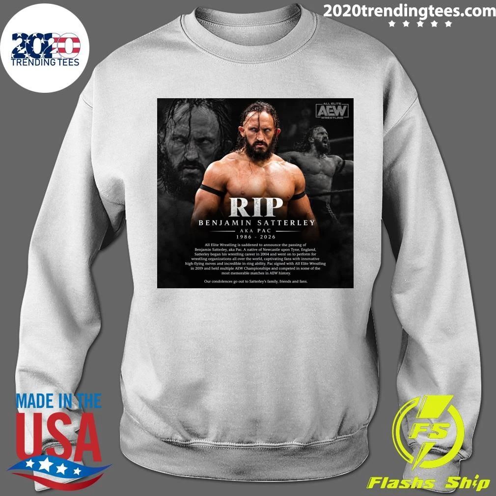 Rip Benjamin Satterley Aka Pac 1986-2026 Shirt