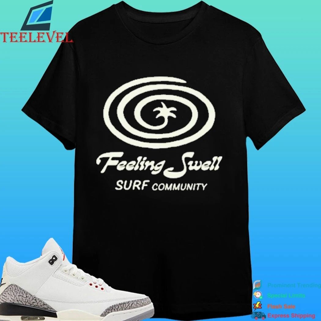 Feeling Well Surf Community Swirl Shirt