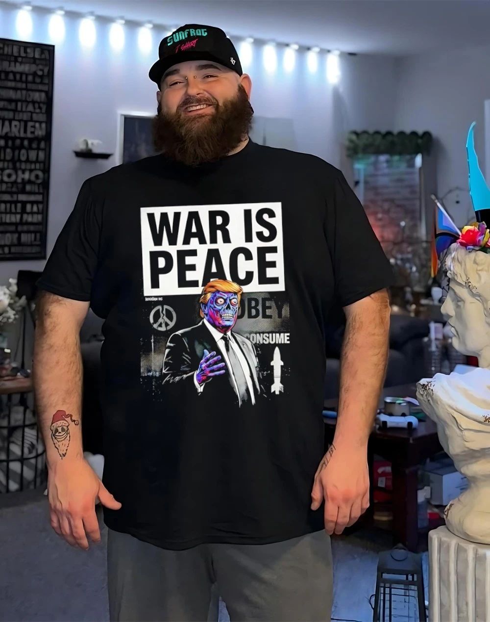 War is Peace Trump GOAT shirt