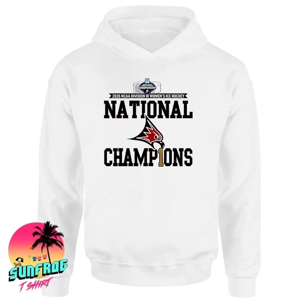 UW–River Falls Falcons 2026 Division III Women’s Ice Hockey National Champions shirt