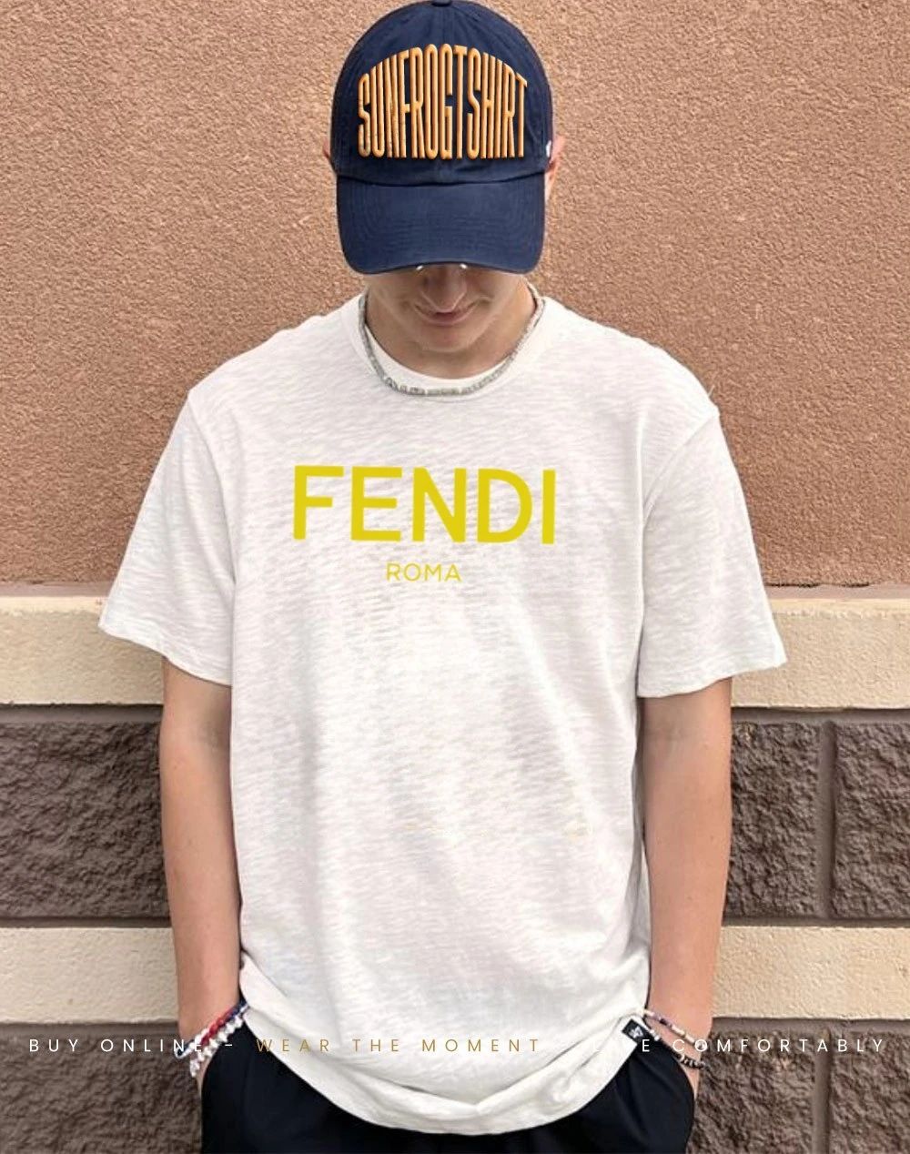 the Furys Venezuela Fury Wearing Fendi Roma Logo Shirt