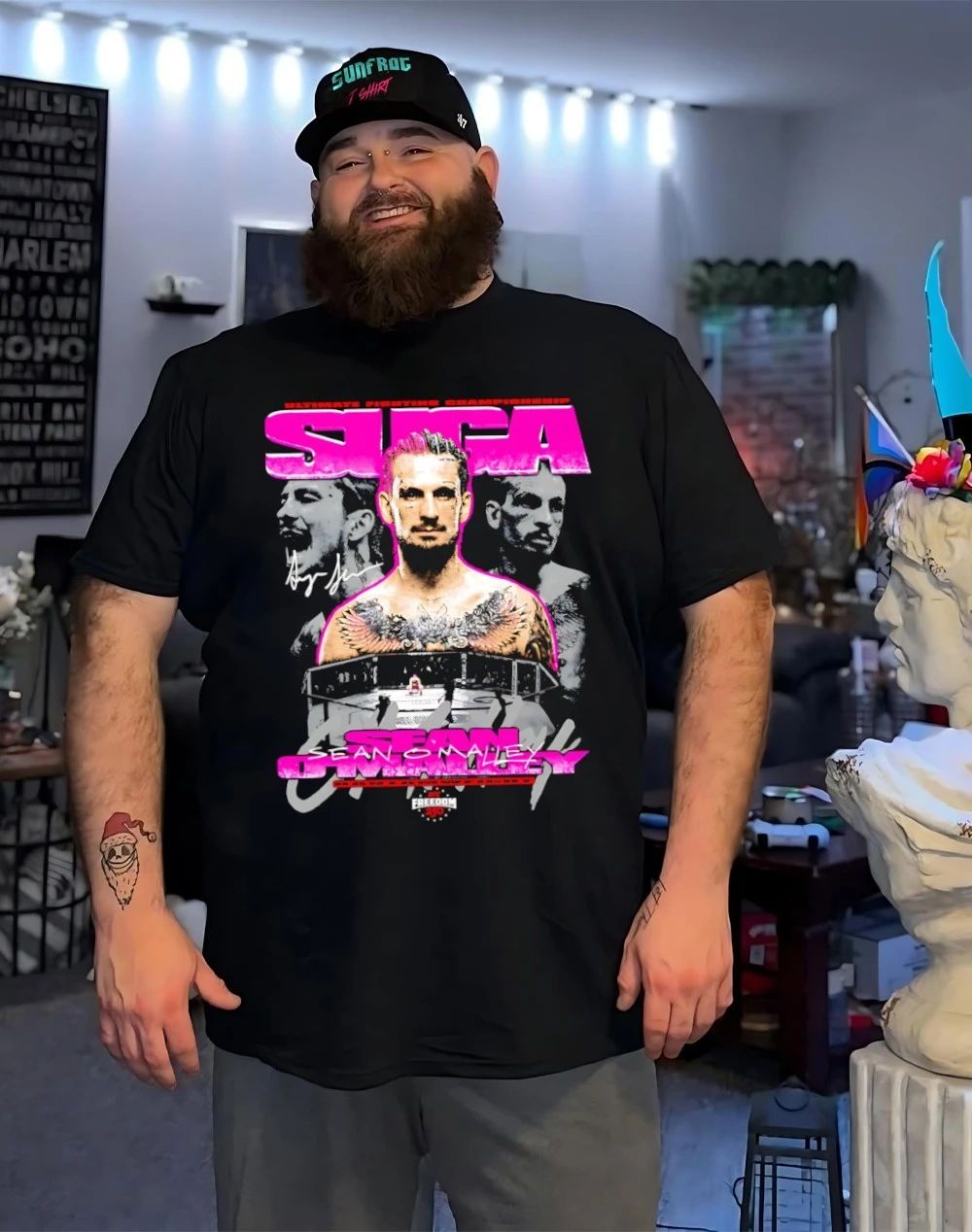 Sean O’Malley UFC Freedom 250 Suga graphic shirt