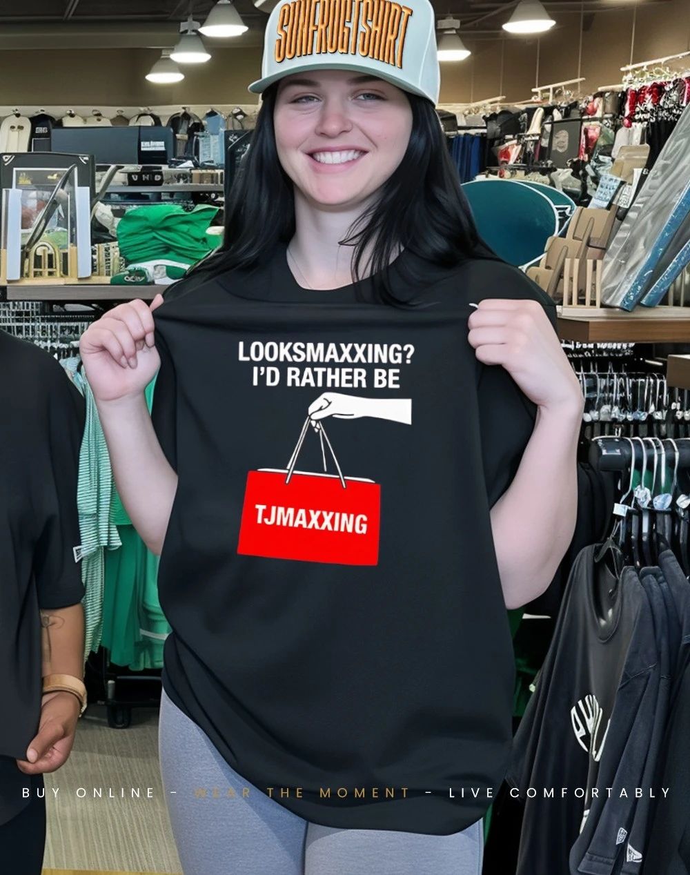 Looksmaxxing I’d Rather Be TJMaxxing Shirt