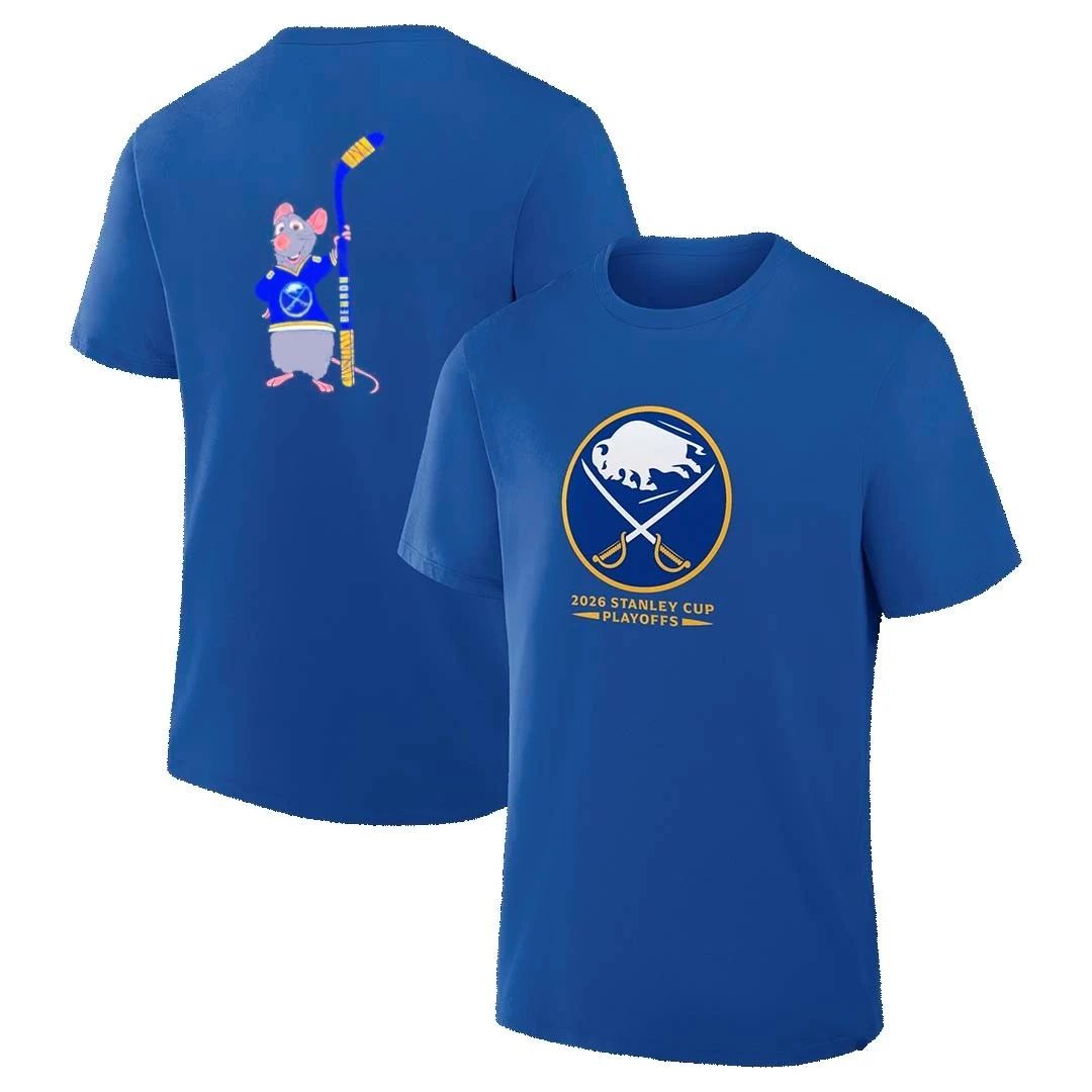 Zach Benson rat Buffalo Sabres front and back shirt