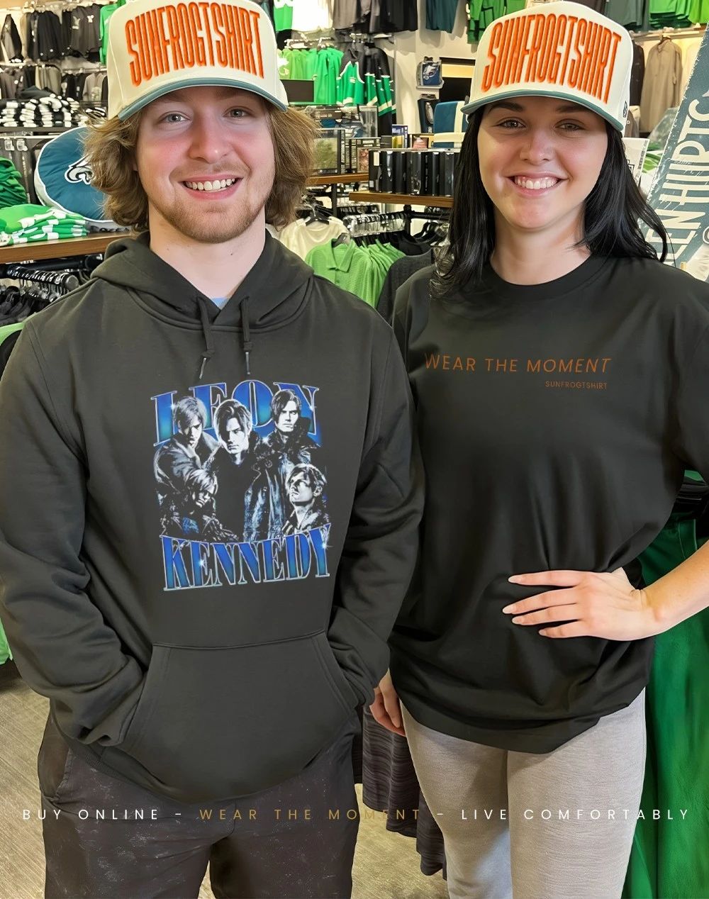 Leon Kennedy picture collage shirt