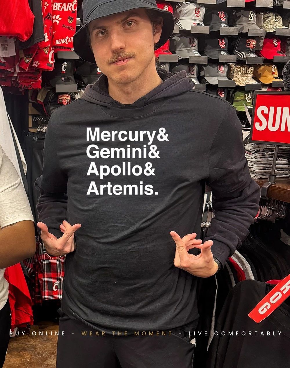Mercury Gemini Apollo Artemis shirt