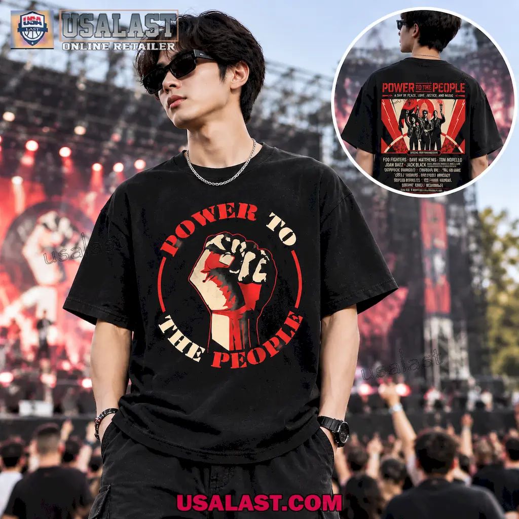 Tom Morello Power to the People 2026 Music Festival T-Shirt