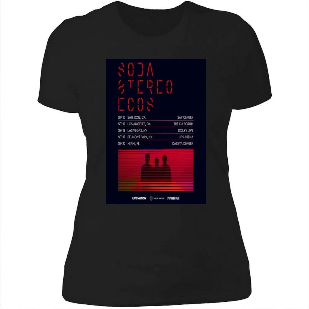 Soda Stereo Tour 2026 Poster Shirt