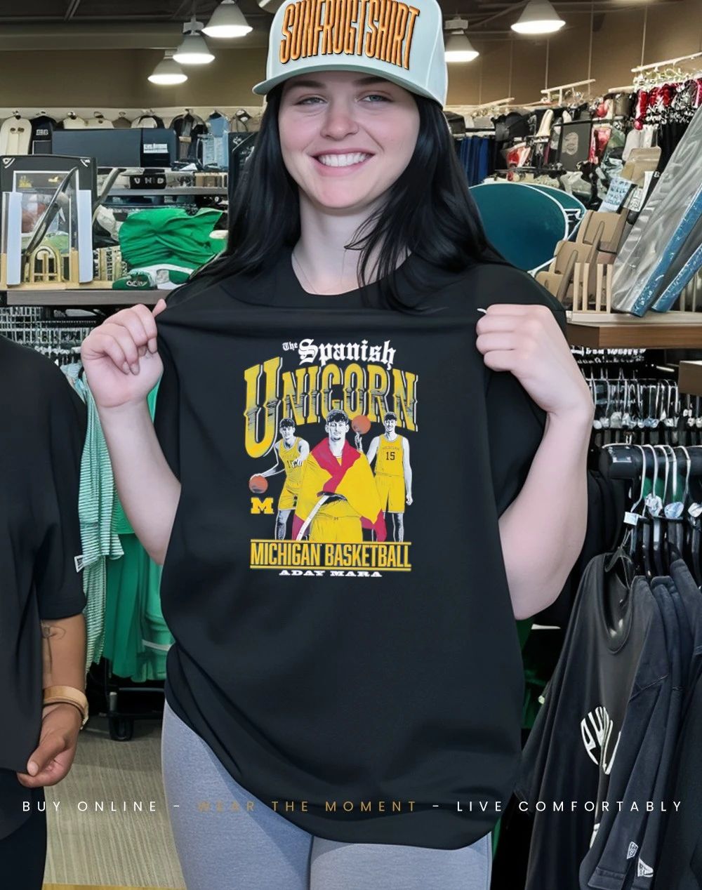 Aday Mara Michigan Wolverines The Spanish Unicorn graphic shirt