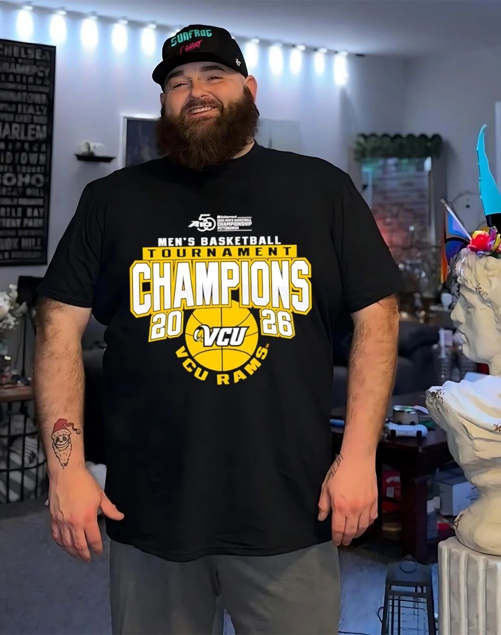 2026 Men’s Basketball A-10 Conference Champs Virginia Commonwealth Rams shirt