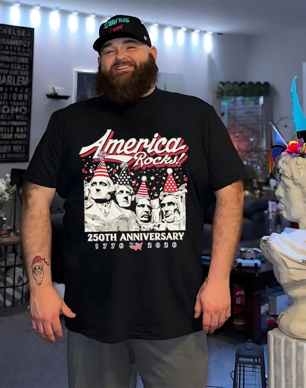 America Rocks 250th 1776 2025 Close Up shirt