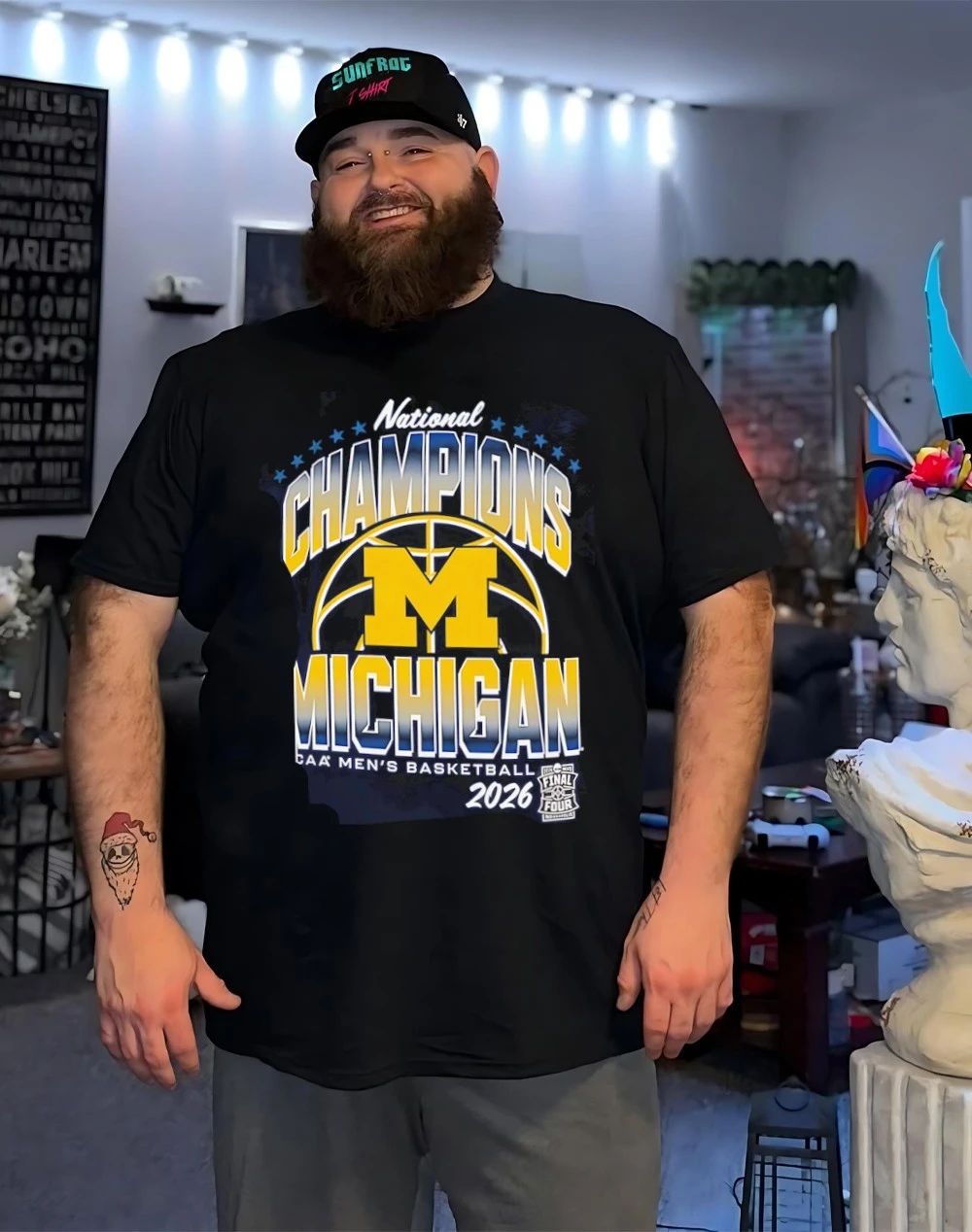 2026 Men’s Basketball National Champions Michigan Wolverines Plus shirt