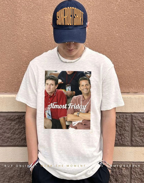 Almost Friday Cal and Rick coach basketball shirt