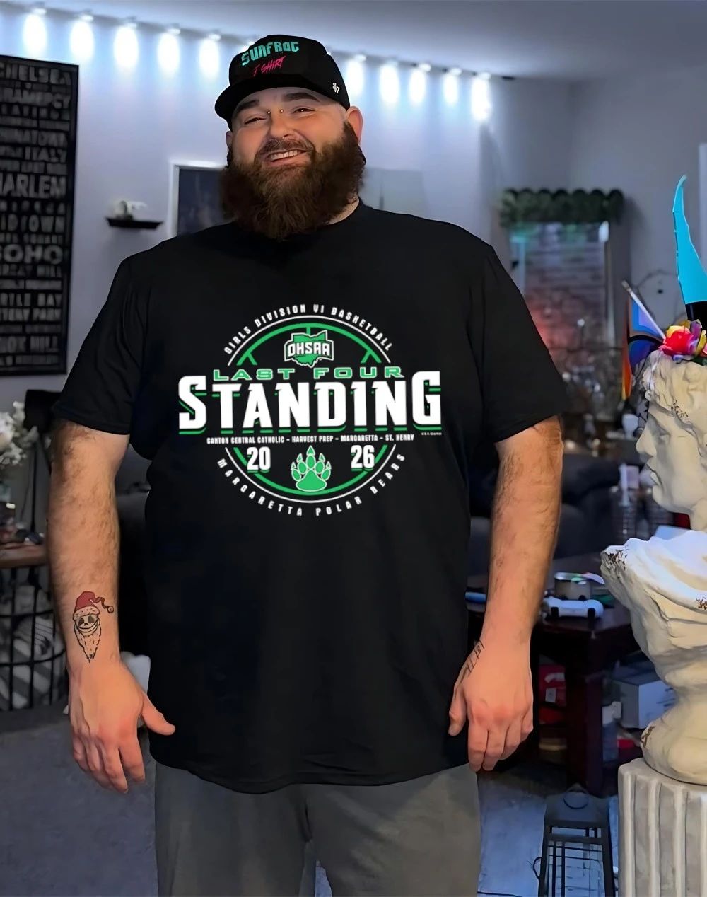 2026 OHSAA Girls Basketball D6 Last Four Standing Margaretta Polar Bears shirt