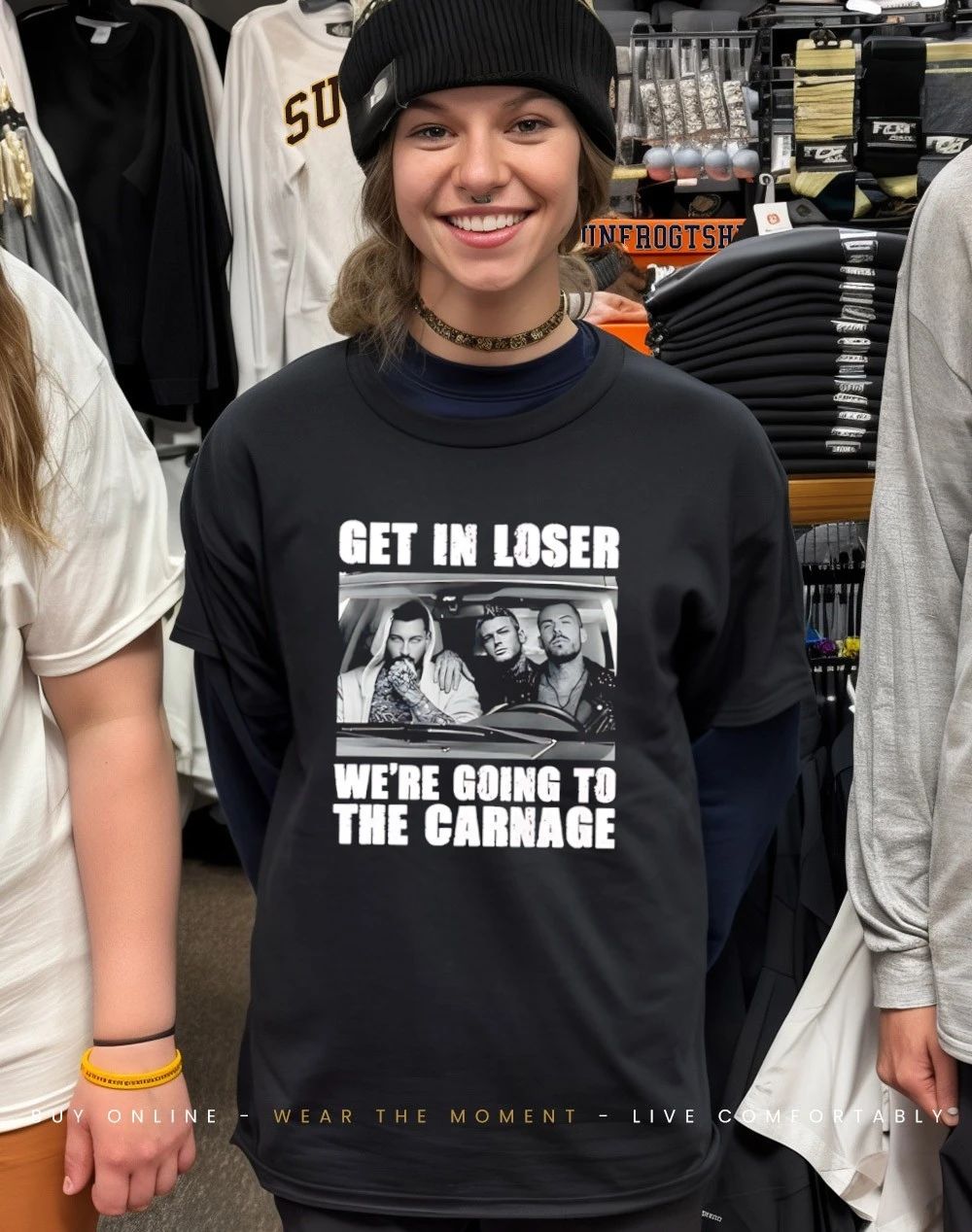 Get in loser we’re going to the carnage spade brothers shirt