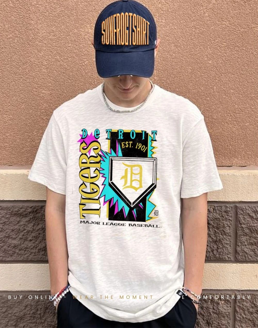 Detroit Tigers MLB Cooperstown Neon Field Shock shirt