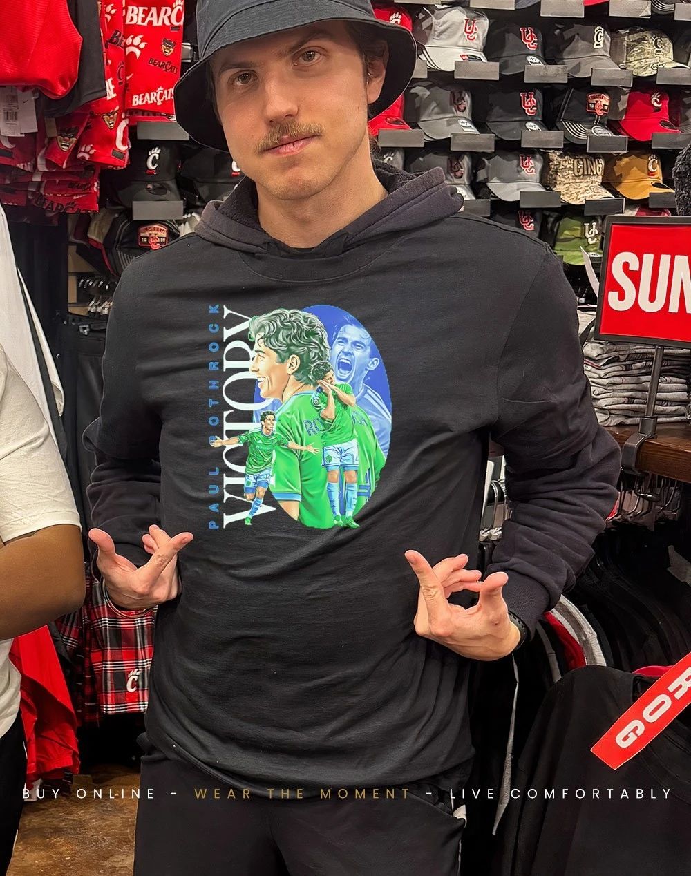 Paul Rothrock Seattle Sounders FC Vertical shirt