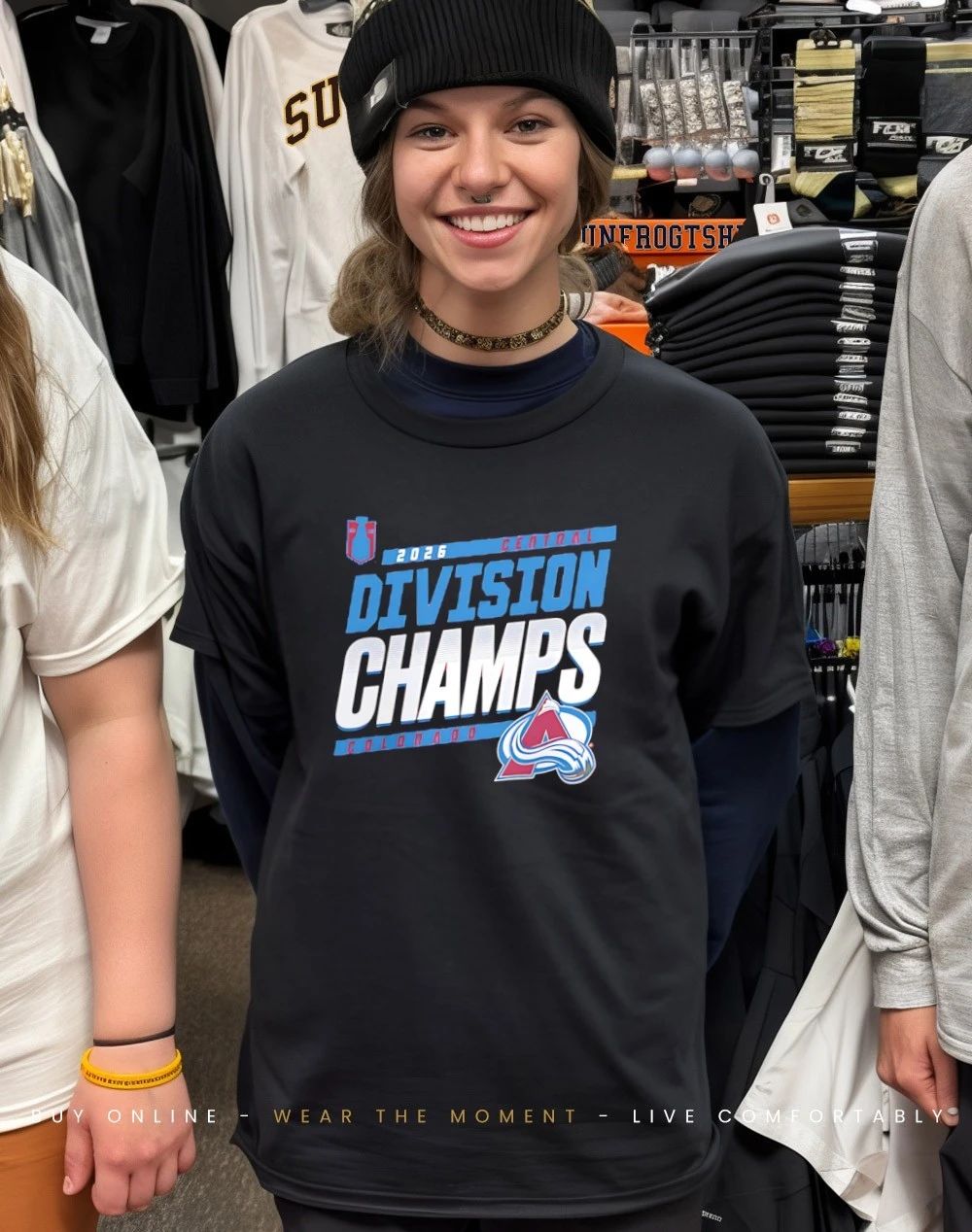 Colorado Avalanche 2026 Central Division Champions shirt
