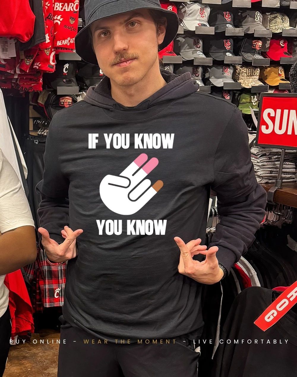 If you know you know hand shirt