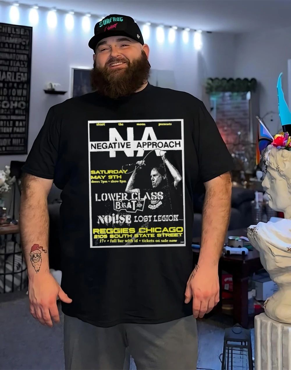 John Brannon Saturday May 9th 2026 Negative Approach shirt