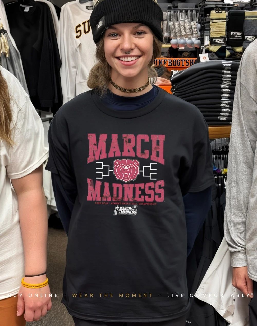 Missouri State Lady Bears WBB 2026 March Madness logo shirt