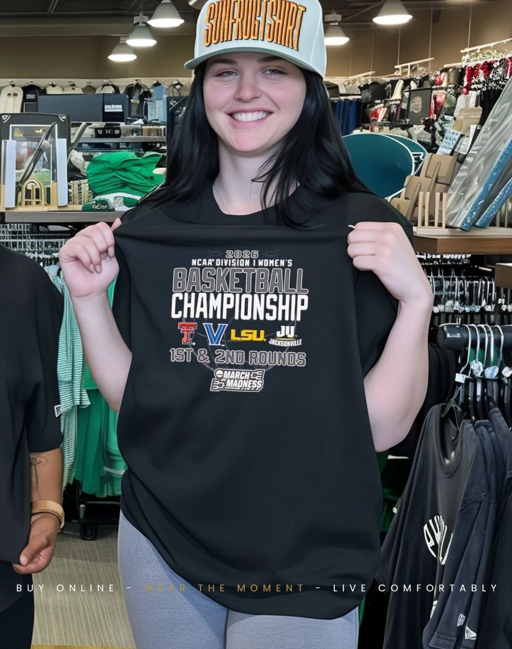 March Madness 2026 NCAA DI Women’s Basketball Champions 1st and 2nd Rounds Baton Rouge LA shirt