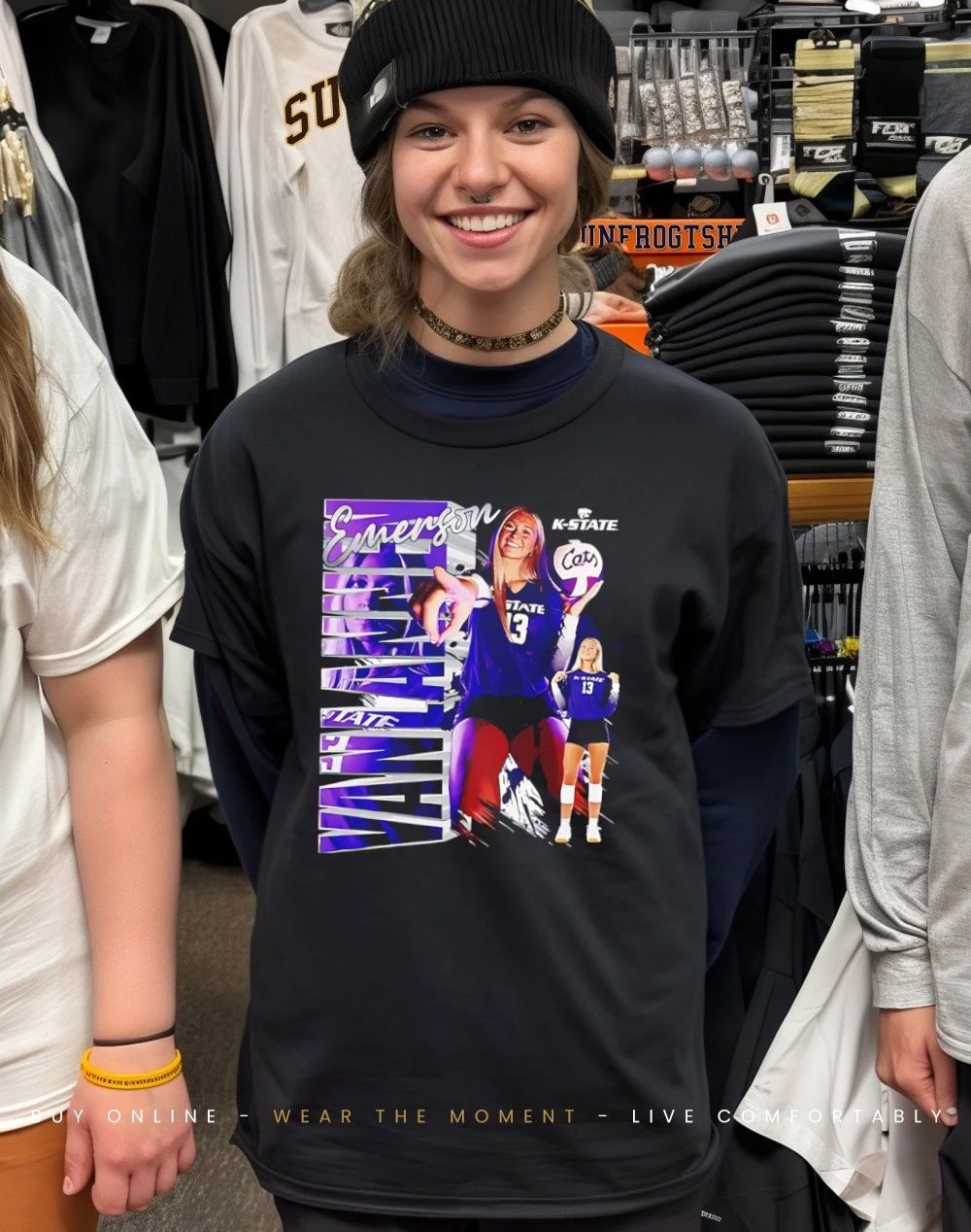 Emerson Van Lannen Kansas State Women’s Volleyball collage shirt