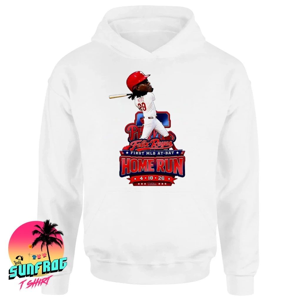 Felix Reyes Philadelphia Phillies First At-Bat First Home Run caricature shirt
