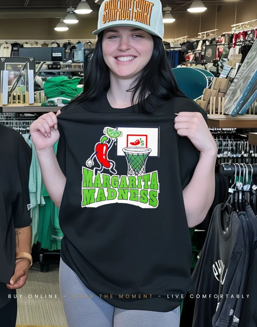 Margarita Madness Basketball Chilli shirt