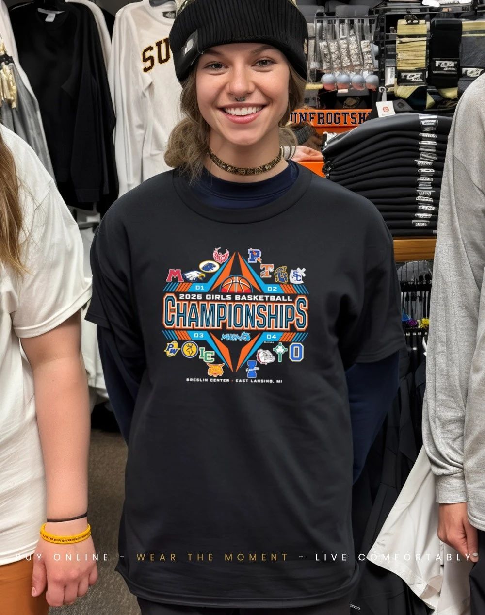2026 MHSAA Girls Basketball Championships logo shirt