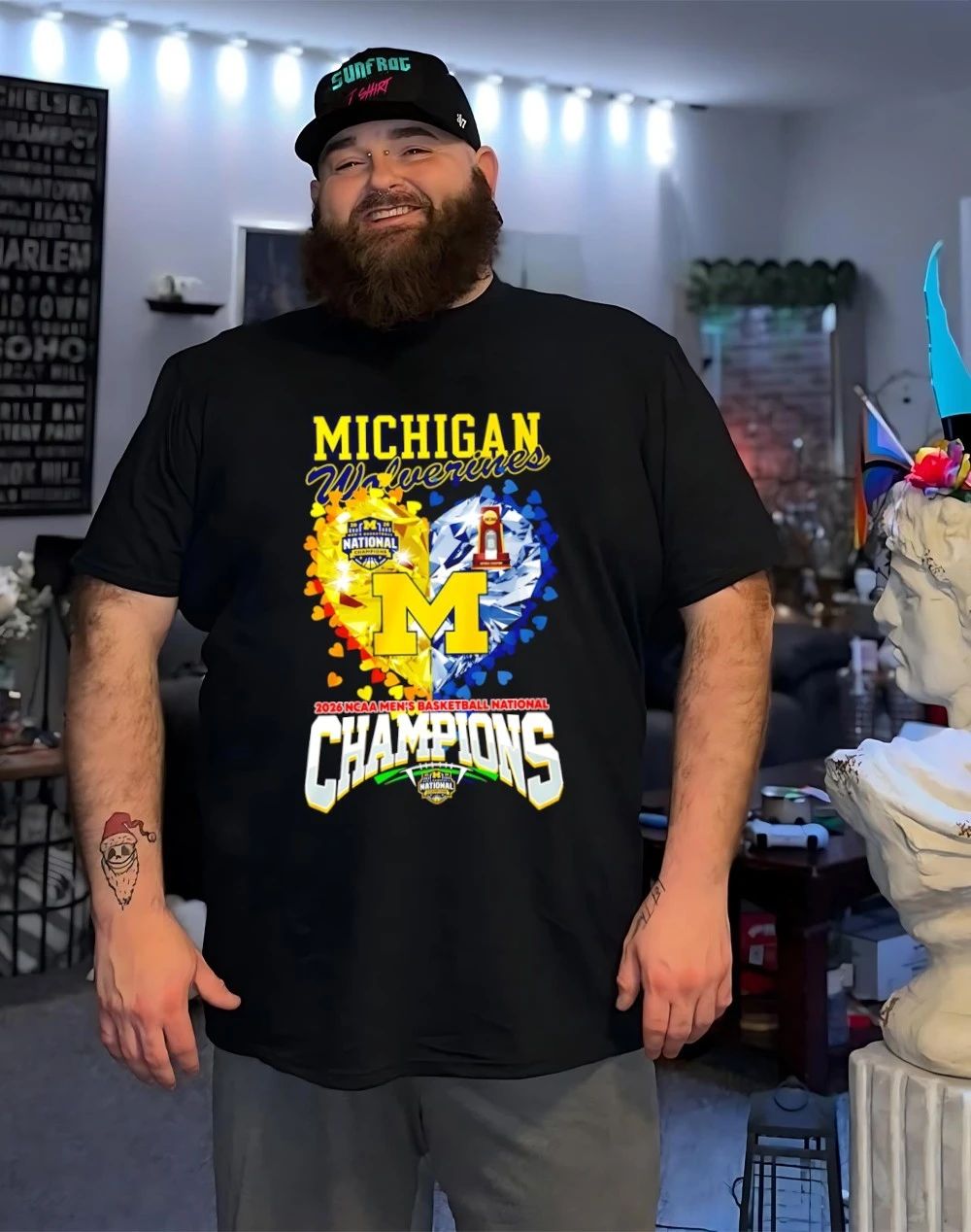 Michigan Wolverines 2026 National Champions heart shirt