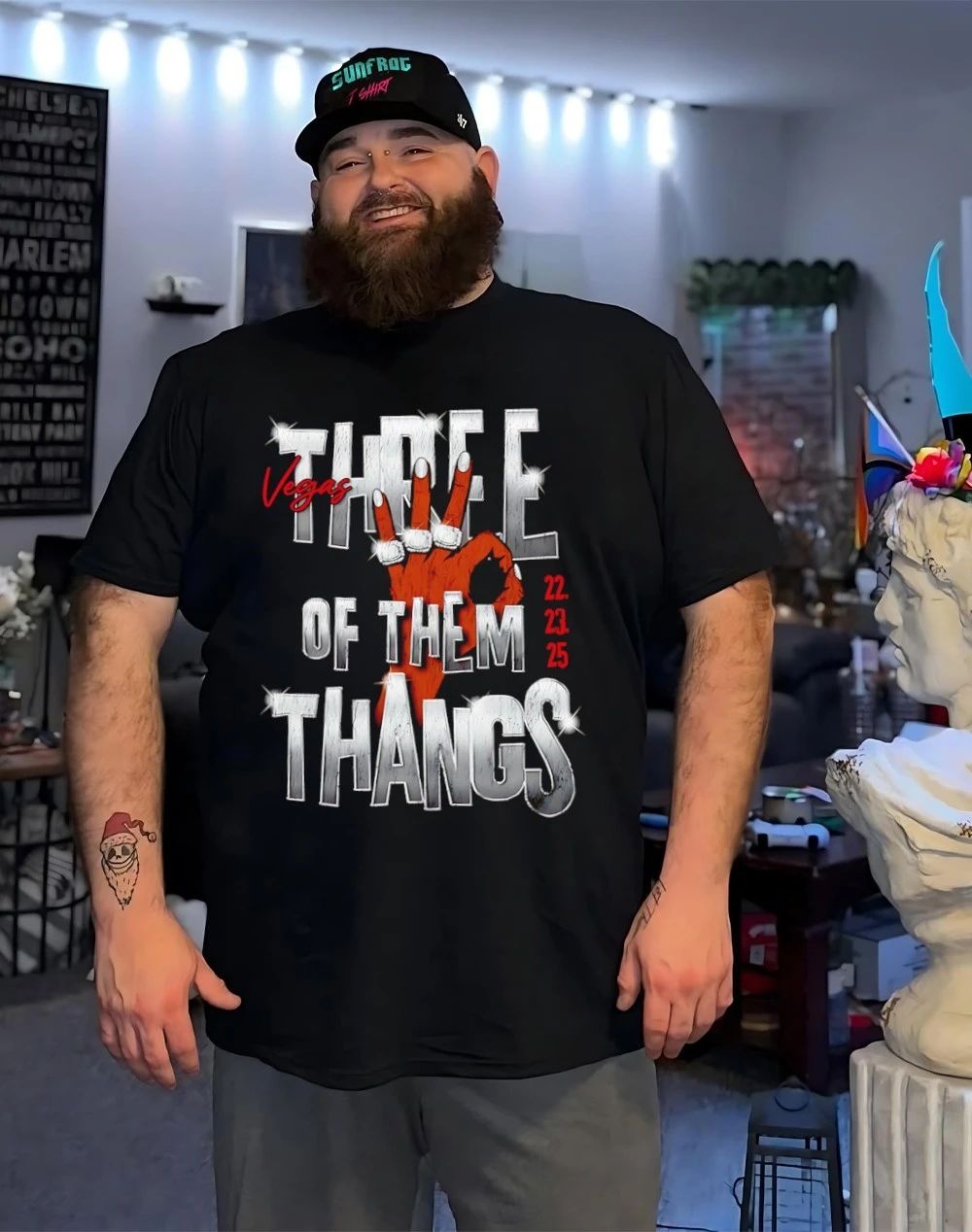 Three Of Them Thangs Vegas Las Vegas Aces ’22 ’23 ’25 shirt