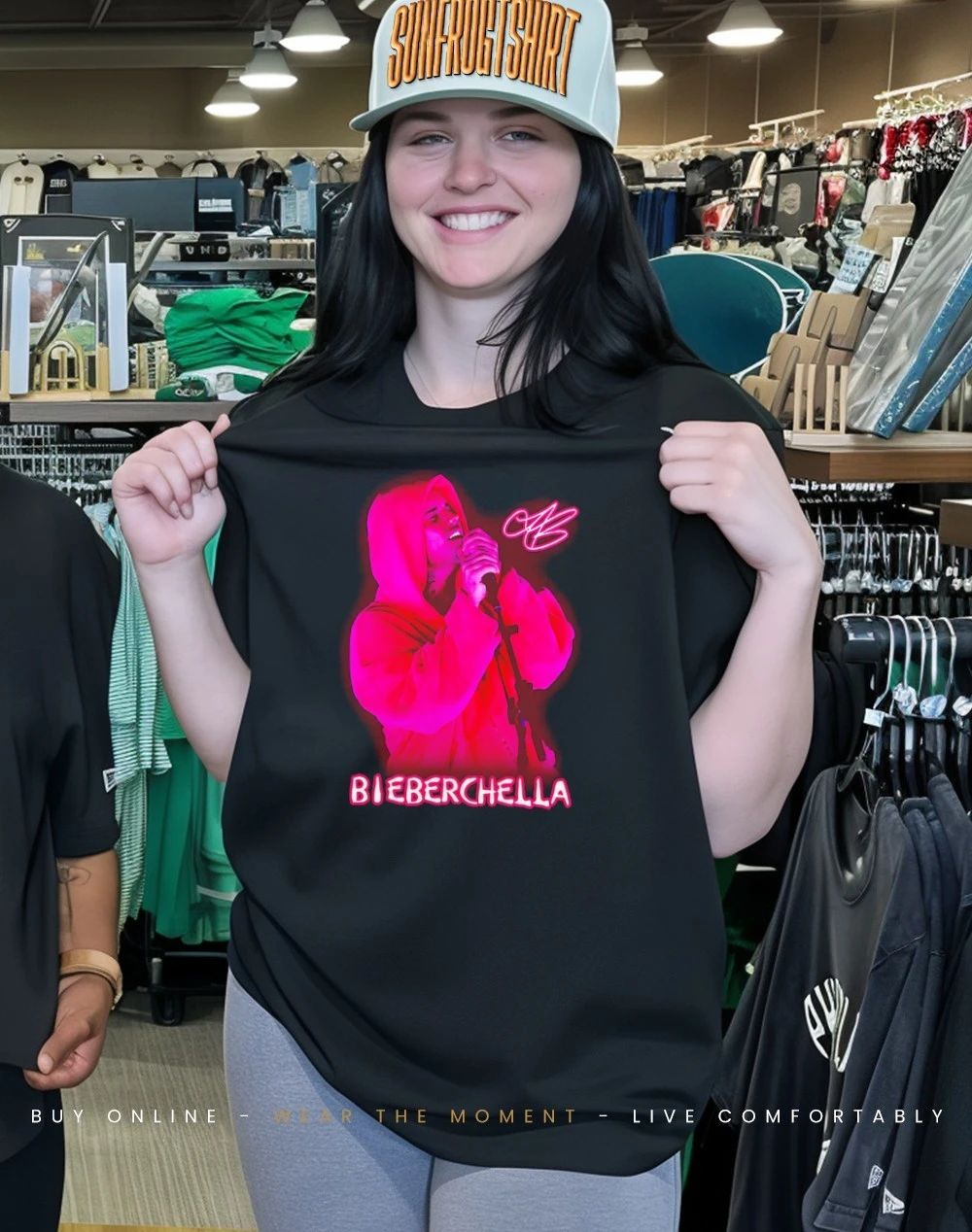 Justin Bieberchella Iconic signature graphic shirt