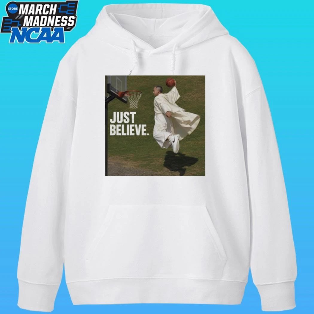 Pope Leo Just Believe Basketball Shirt