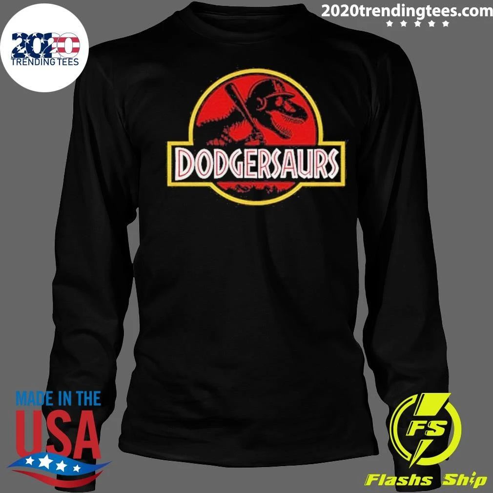 Dodgersaurs Dodgers Dinosaur Jurassic Style Shirt