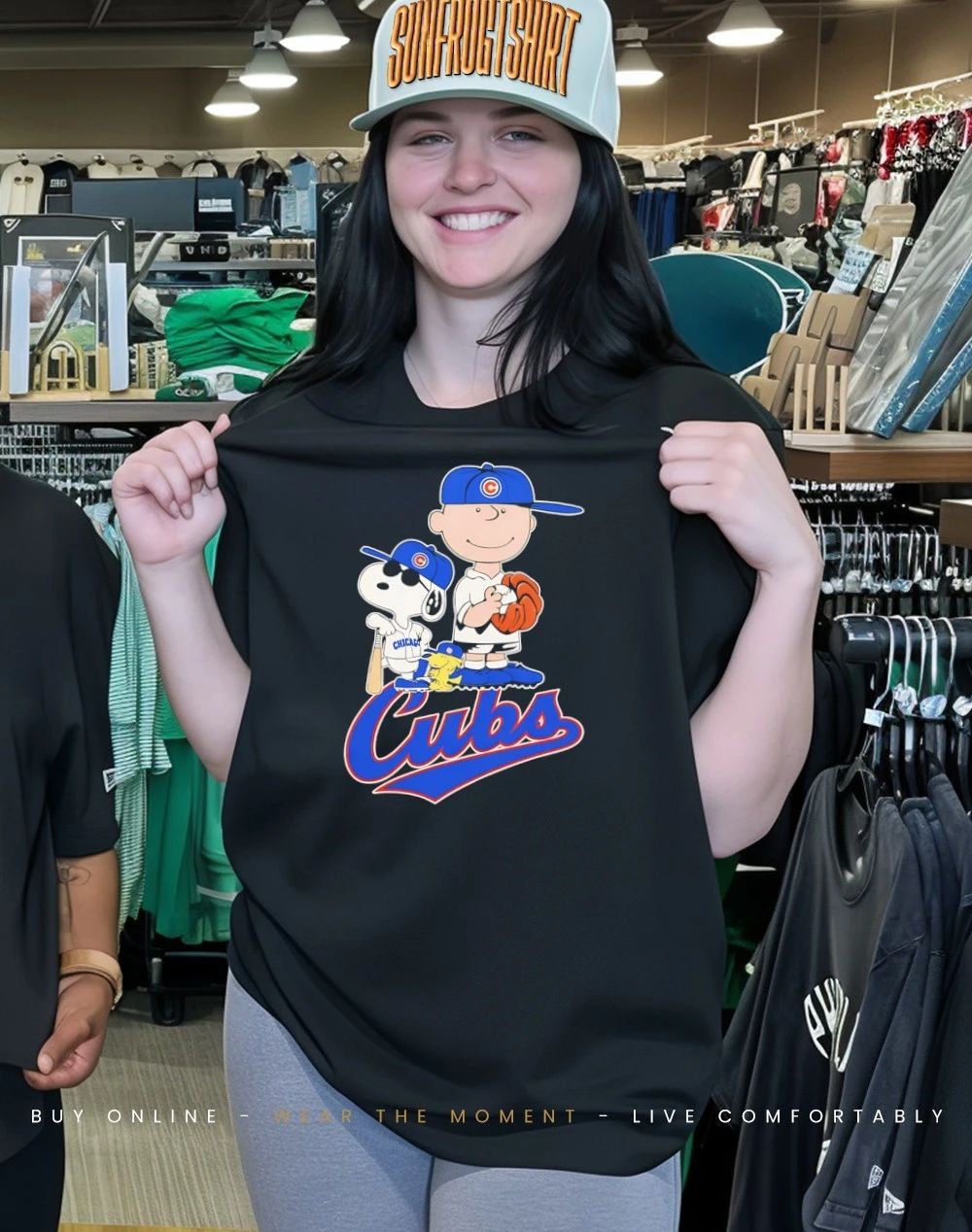 Peanuts characters x Chicago Cubs Baseball MLB 2026 cartoon shirt